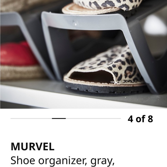 IKEA Murvel Gray Shoe Organizer Free with purchase!!! - Picture 4 of 6